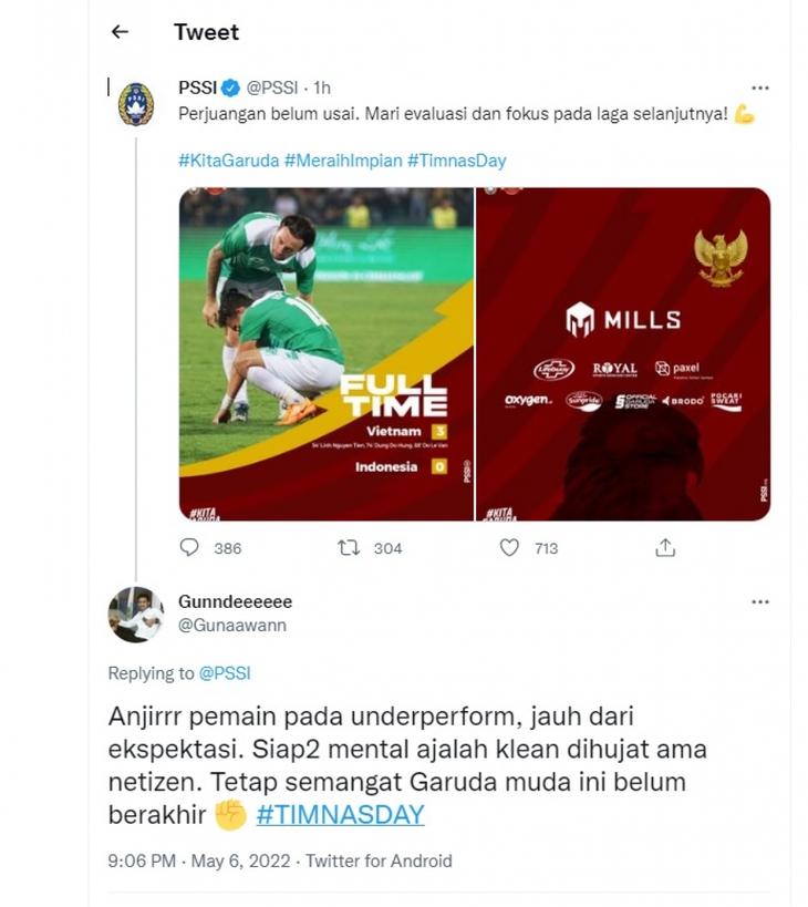 Báo chí Indonesia nêu lí do tại sao đội U23 của họ thất bại - Ảnh 1. Báo chí Indonesia nêu lí do tại sao đội U23 của họ thất bại - Ảnh 1.