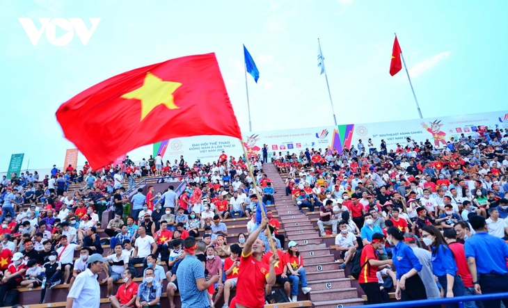 Khán giả theo dõi trực tiếp SEA Games 31 không cần xét nghiệm COVID - Ảnh 1. Khán giả theo dõi trực tiếp SEA Games 31 không cần xét nghiệm COVID - Ảnh 1.