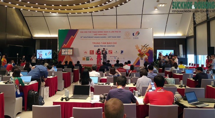 Khai trương Trung tâm báo chí và Trung tâm truyền hình quốc tế của SEA Games 31 - Ảnh 3. Khai trương Trung tâm báo chí và Trung tâm truyền hình quốc tế của SEA Games 31 - Ảnh 3.