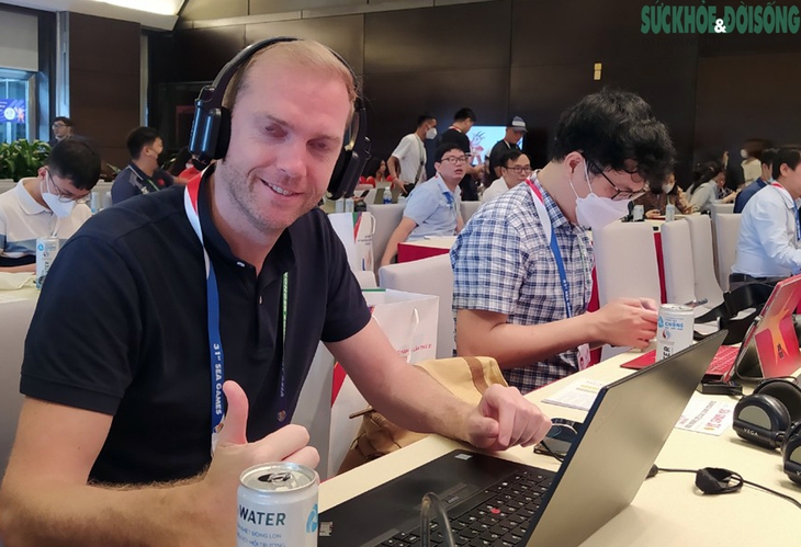 Khai trương Trung tâm báo chí và Trung tâm truyền hình quốc tế của SEA Games 31 - Ảnh 5. Khai trương Trung tâm báo chí và Trung tâm truyền hình quốc tế của SEA Games 31 - Ảnh 5.