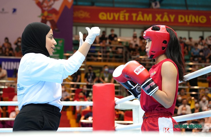 Cận cảnh 2 bóng hồng đội tuyển Kickboxing Việt Nam vào tứ kết - Ảnh 10.