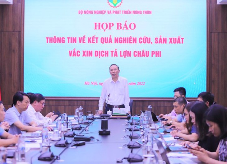 Việt Nam sản xuất thành công vaccine dịch tả heo châu Phi - Ảnh 2.