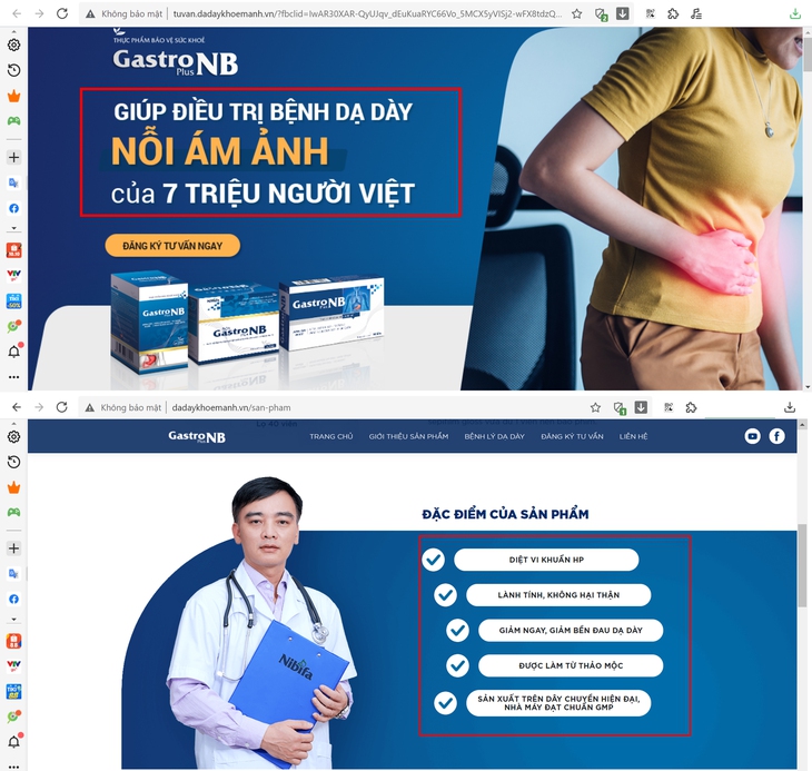 Công ty CP Dược phẩm Ninh Bình: TPBVSK Gastro NB có “thần kỳ” như quảng cáo - Ảnh 1. Công ty CP Dược phẩm Ninh Bình: TPBVSK Gastro NB có “thần kỳ” như quảng cáo - Ảnh 1.
