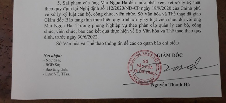 Tiếp bài “Khánh Hòa chất chồng bức xúc liên quan kỷ vật hiến, tặng: Xác định rõ sai phạm - Ảnh 5.