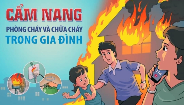 Cẩm nang Phòng cháy, chữa cháy và thoát nạn trong gia đình - Ảnh 1.