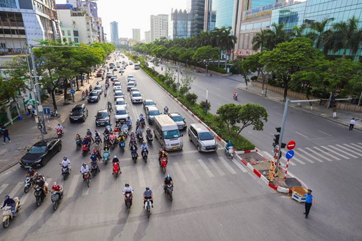 Hà Nội điều chỉnh phương án giao thông tại một loại nút giao thông - Ảnh 1. Hà Nội điều chỉnh phương án giao thông tại một loại nút giao thông - Ảnh 1.