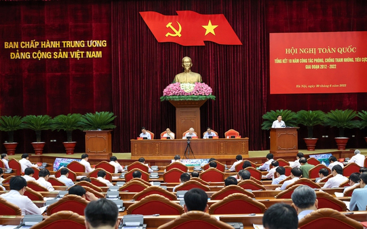Hội nghị toàn quốc tổng kết 10 năm công tác phòng, chống tham nhũng, tiêu cực giai đoạn 2012-2022