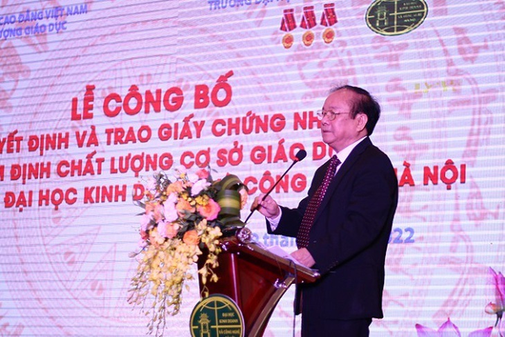 Trường Đại học Kinh doanh và Công nghệ Hà Nội: Đạt chuẩn kiểm định chất lượng giáo dục - Ảnh 1. Trường Đại học Kinh doanh và Công nghệ Hà Nội: Đạt chuẩn kiểm định chất lượng giáo dục - Ảnh 1.