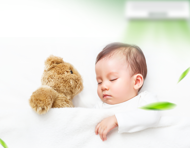 Trẻ sơ sinh ho, sổ mũi, viêm họng khi nằm điều hòa, mẹ nên làm gì? - Ảnh 1. Trẻ sơ sinh ho, sổ mũi, viêm họng khi nằm điều hòa, mẹ nên làm gì? - Ảnh 1.