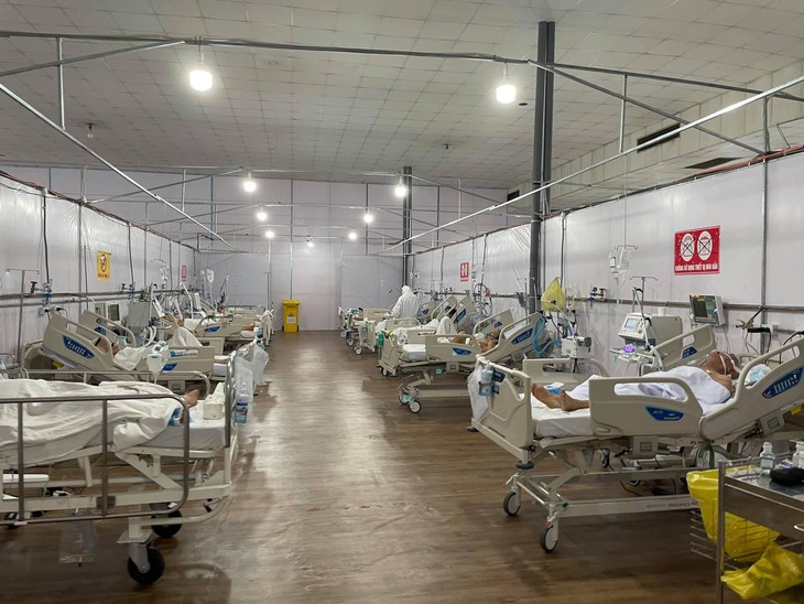 Sự hồi sinh kỳ diệu tại Bệnh viện Dã chiến điều trị bệnh nhân COVID-19 đa tầng - Ảnh 1. Sự hồi sinh kỳ diệu tại Bệnh viện Dã chiến điều trị bệnh nhân COVID-19 đa tầng - Ảnh 1.