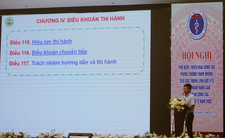 Nâng cao nghiệp vụ công tác thanh tra y tế năm 2022 - Ảnh 3. Nâng cao nghiệp vụ công tác thanh tra y tế năm 2022 - Ảnh 3.