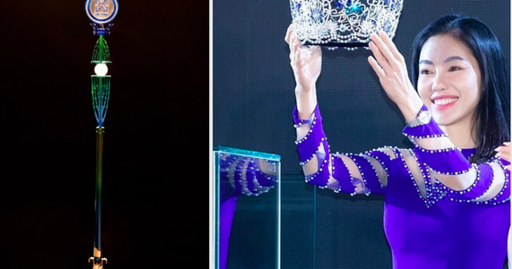 Cận cảnh vương miện đắt đỏ và quyền trượng "giản dị" của Miss World Vietnam 2022