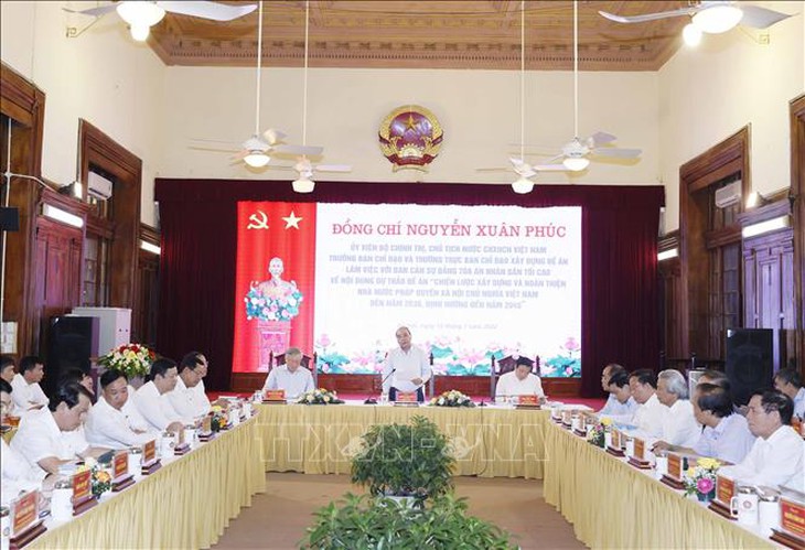Chủ tịch nước: Xây dựng tòa án phát triển tiên tiến, hiện đại, vì nhân dân phục vụ - Ảnh 3.