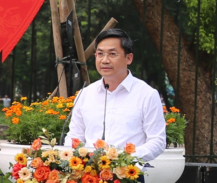 Khánh thành tượng đài "Công an nhân dân vì dân phục vụ" tại Hà Nội - Ảnh 4.
