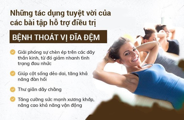 5 bài tập thoát vị đĩa đệm hỗ trợ giảm đau, tăng cường vận động - Ảnh 1. 5 bài tập thoát vị đĩa đệm hỗ trợ giảm đau, tăng cường vận động - Ảnh 1.
