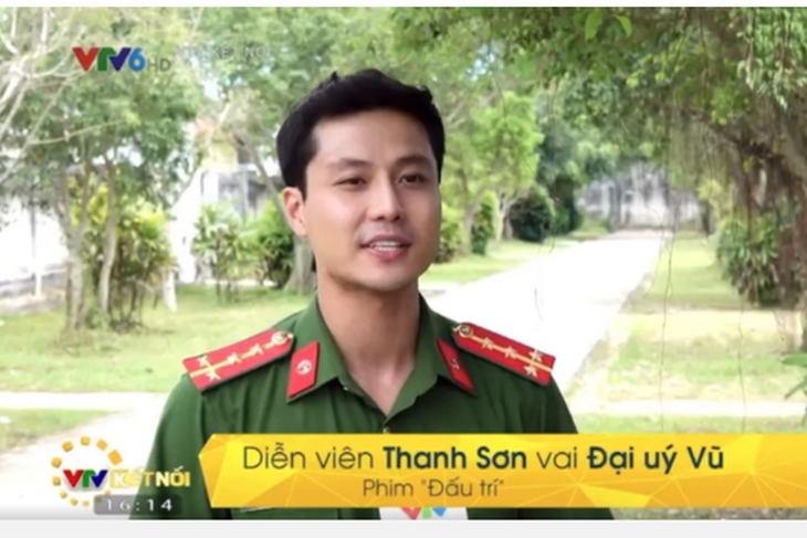 Đời tư kín tiếng của Thanh Sơn - chàng Phó trưởng phòng Cảnh sát kinh tế trong phim "Đấu trí" - Ảnh 2.