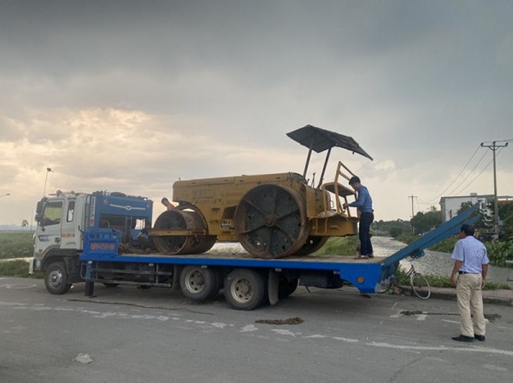 Cả gan trộm cả xe lu ở Nghệ An “mang” ra Hà Nội tiêu thụ - Ảnh 2.