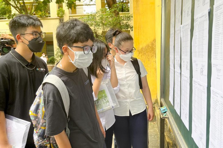Sở GD&ĐT Hà Nội chính thức công bố điểm thi vào lớp 10 năm 2022 - Ảnh 1.