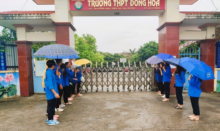Thi tốt nghiệp THPT 2022 sáng 8/7: Hải Phòng thêm 2 thí sinh bị đình chỉ thi - Ảnh 1.