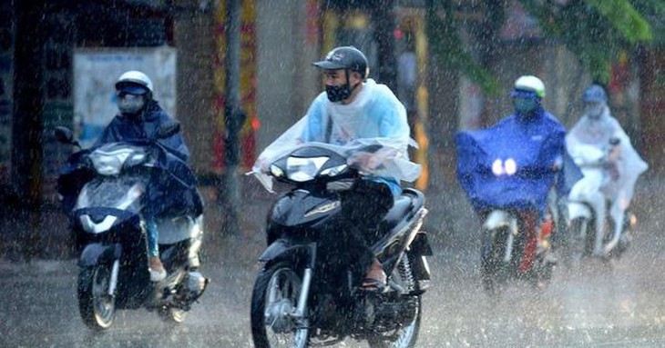 Miền Bắc mưa dông lớn do ảnh hưởng của bão số 2 đến bao giờ?