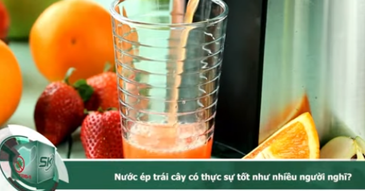 Uống nước ép trái cây có thực sự tốt?