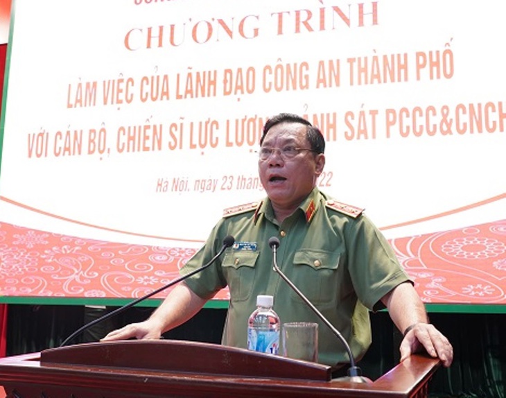 'Sự hy sinh của 3 liệt sĩ PCCC là xả thân vì nhiệm vụ, bảo vệ cuộc sống bình yên của nhân dân' - Ảnh 2. 'Sự hy sinh của 3 liệt sĩ PCCC là xả thân vì nhiệm vụ, bảo vệ cuộc sống bình yên của nhân dân' - Ảnh 2.