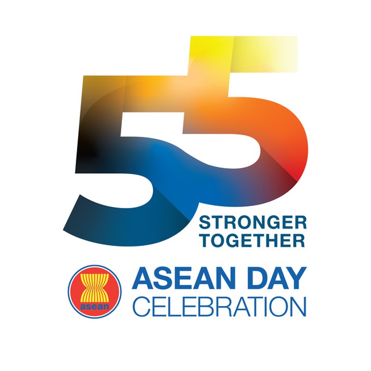 Chi tiết bộ nhận diện kỷ niệm 55 năm Ngày thành lập ASEAN - Ảnh 3.