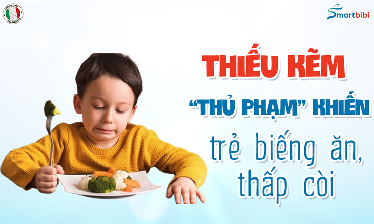 Thiếu kẽm - "Thủ phạm" khiến trẻ biếng ăn, chậm lớn - Ảnh 1. Thiếu kẽm - "Thủ phạm" khiến trẻ biếng ăn, chậm lớn - Ảnh 1.