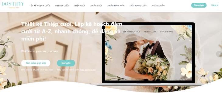 Tạo thiệp cưới online miễn phí và dễ dàng - Ảnh 2. Tạo thiệp cưới online miễn phí và dễ dàng - Ảnh 2.