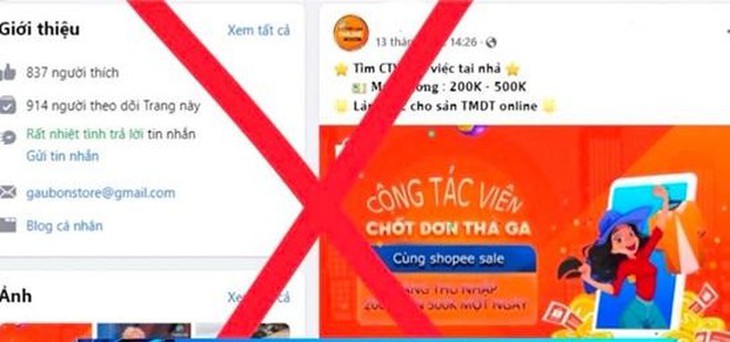 Mất trắng 300 triệu đồng vì tin lời làm công tác viên kinh doanh online - Ảnh 1. Mất trắng 300 triệu đồng vì tin lời làm công tác viên kinh doanh online - Ảnh 1.