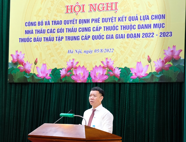  Nóng: Bộ Y tế công bố kết quả 3 gói thầu thuốc thuộc danh mục đấu thầu tập trung cấp quốc gia - Ảnh 1.