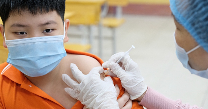Đẩy nhanh tốc độ tiêm vaccine COVID-19 cho trẻ từ 5 dến dưới 12 tuổi