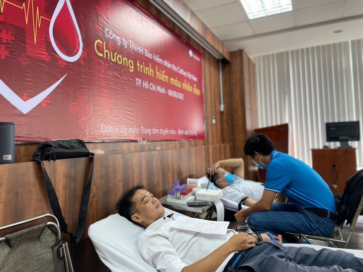 Ngày hội hiến máu Cathay Life  - Ảnh 3.