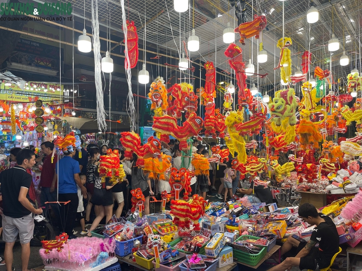 Phố Trung thu Hàng Mã đông đúc đến "nghẹt thở" trước giờ G - Ảnh 5.