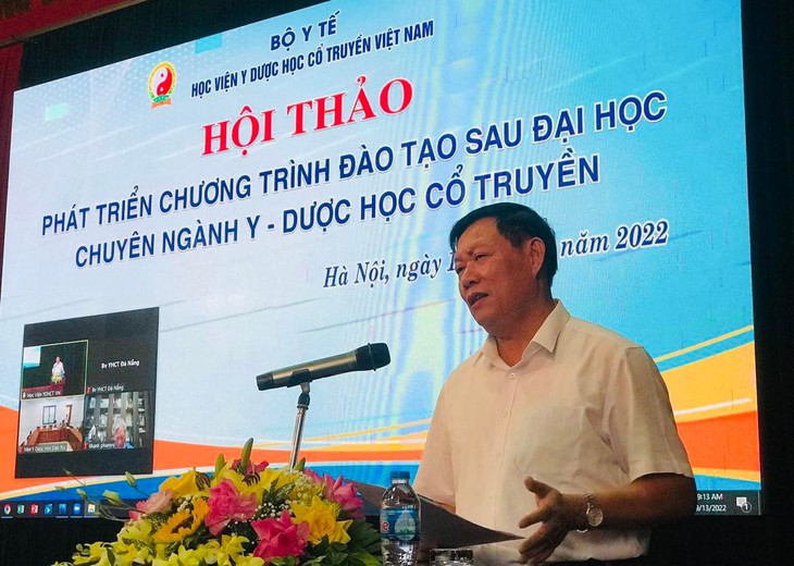 Thứ trưởng Bộ Y tế: Đào tạo sau đại học các chuyên ngành y dược cổ truyền là yêu cầu bắt buộc - Ảnh 1. Thứ trưởng Bộ Y tế: Đào tạo sau đại học các chuyên ngành y dược cổ truyền là yêu cầu bắt buộc - Ảnh 1.