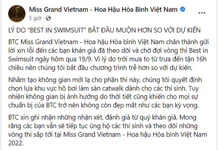 BTC Miss Grand Vietnam lên tiếng về phần thi trình diễn bikini gây nhiều tranh cãi - Ảnh 2. BTC Miss Grand Vietnam lên tiếng về phần thi trình diễn bikini gây nhiều tranh cãi - Ảnh 2.