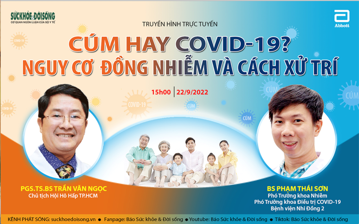 Truyền hình trực tuyến: "Cúm hay COVID-19? Nguy cơ đồng nhiễm và cách xử trí" - Ảnh 1.