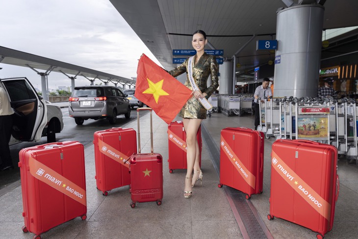 Á hậu cao 1m85 sang Ai Cập 'chinh chiến' Miss Intercontinental 2022 - Ảnh 1.