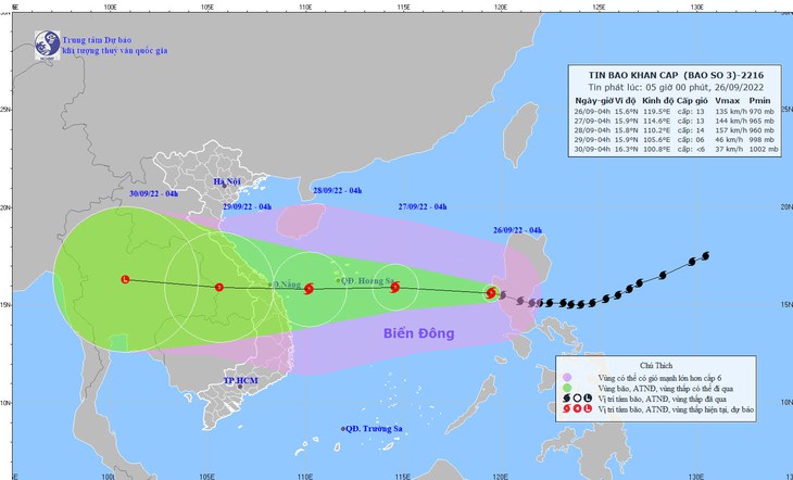 CẬP NHẬT: TIN BÃO SỐ 4 (BÃO NORU) VÀ CÁC CHỈ ĐẠO ỨNG PHÓ - Ảnh 1.