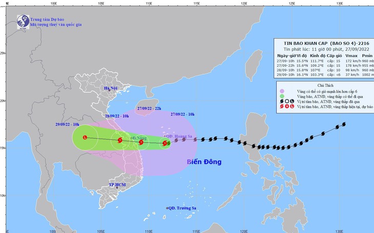 Siêu bão Noru áp sát đất liền với sức gió cực mạnh, có thể cuốn bay mọi tàu thuyền