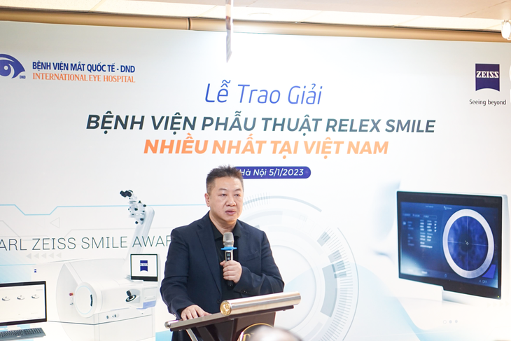 Bệnh viện mắt Quốc tế DND nhận giải "Bệnh viện phẫu thuật ReLEx SMILE nhiều nhất tại Việt Nam" - Ảnh 2. Bệnh viện mắt Quốc tế DND nhận giải "Bệnh viện phẫu thuật ReLEx SMILE nhiều nhất tại Việt Nam" - Ảnh 2.