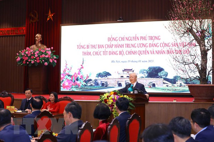 Tổng Bí thư: Hà Nội phải gương mẫu đi đầu, làm gương cho cả nước - Ảnh 1.