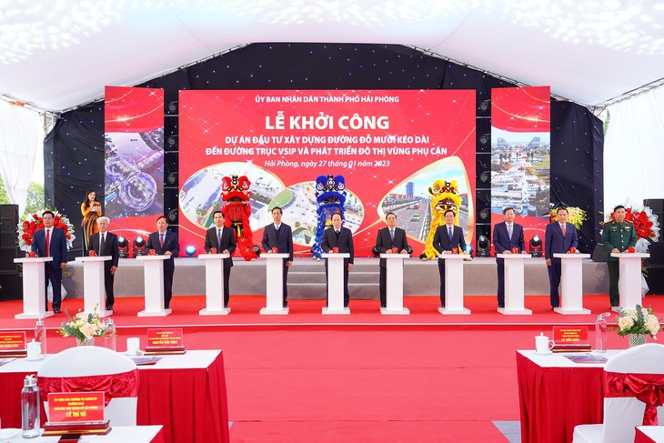 Hải Phòng: Đầu xuân khởi công đường Đỗ Mười kéo dài đường trục VSIP và phát triển Đô thị vùng phụ cận - Ảnh 2.