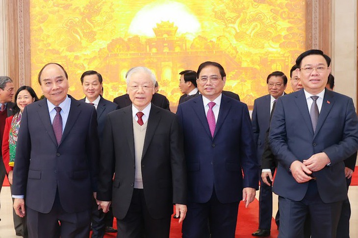 Tổng Bí thư dự Hội nghị tổng kết công tác năm 2022, triển khai kế hoạch phát triển KTXH năm 2023 - Ảnh 3. Tổng Bí thư dự Hội nghị tổng kết công tác năm 2022, triển khai kế hoạch phát triển KTXH năm 2023 - Ảnh 3.