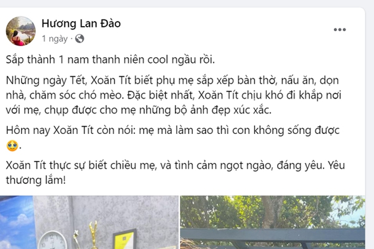 Giữa nghi vấn chồng ra mắt nhà Phương Oanh, vợ Shark Bình khoe con trai thương mẹ, hiểu chuyện - Ảnh 2.