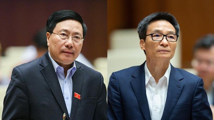 Quốc hội miễn nhiệm chức danh Phó Thủ tướng đối với ông Phạm Bình Minh và ông Vũ Đức Đam - Ảnh 1. Quốc hội miễn nhiệm chức danh Phó Thủ tướng đối với ông Phạm Bình Minh và ông Vũ Đức Đam - Ảnh 1.