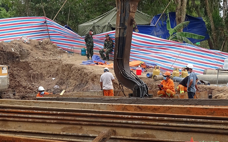 Thông tin mới nhất về tiến độ cứu hộ, giải cứu bé trai Hạo Nam ở Đồng Tháp