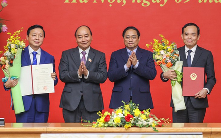 Công bố quyết định bổ nhiệm 2 Phó Thủ tướng Chính phủ nhiệm kỳ 2021-2026