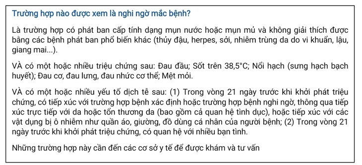 TPHCM phát hiện thêm 1 ca đậu mùa khỉ - Ảnh 2.