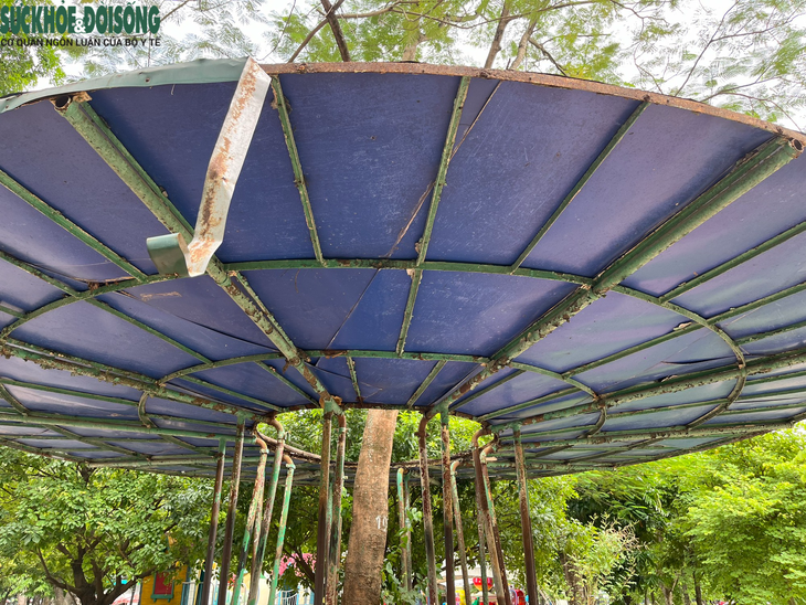 Hiện trạng của những công viên được Hà Nội chi hơn  886 tỷ đồng cải tạo  - Ảnh 4.